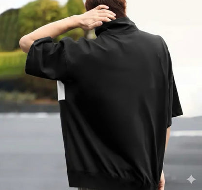 Black & White Oversized polo tshirt